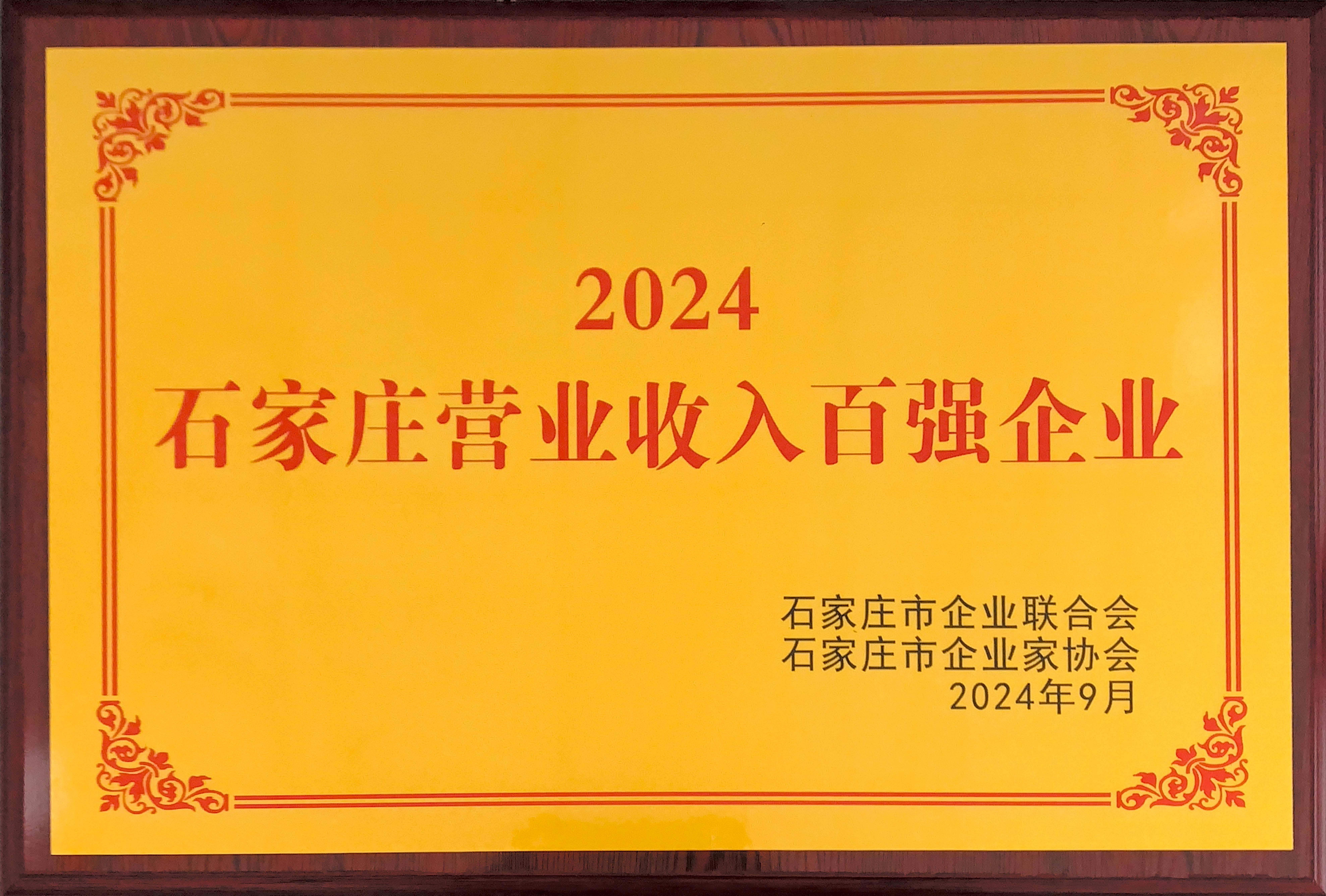 2024石家庄营业收入百强企业